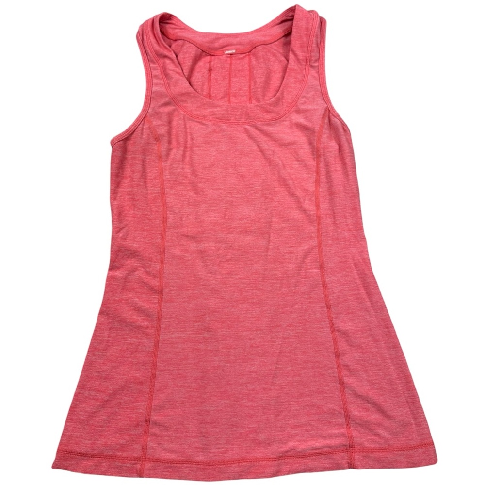 LULULEMON: Run Free Ruffle Back Tank in Watermelon Color -Size 6 - Picture 3 of 10